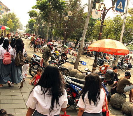 インドネシアでは中等教育で日本語を学ぶ生徒が多い